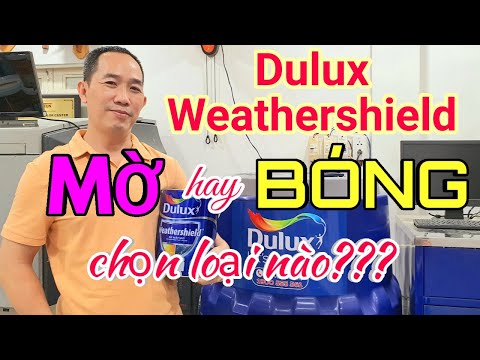 Lựa chọn nào giữa Dulux Weathershield Bề Mặt Mờ và Bề Mặt Bóng | Dulux chính hãng | Minhnguyenhouse