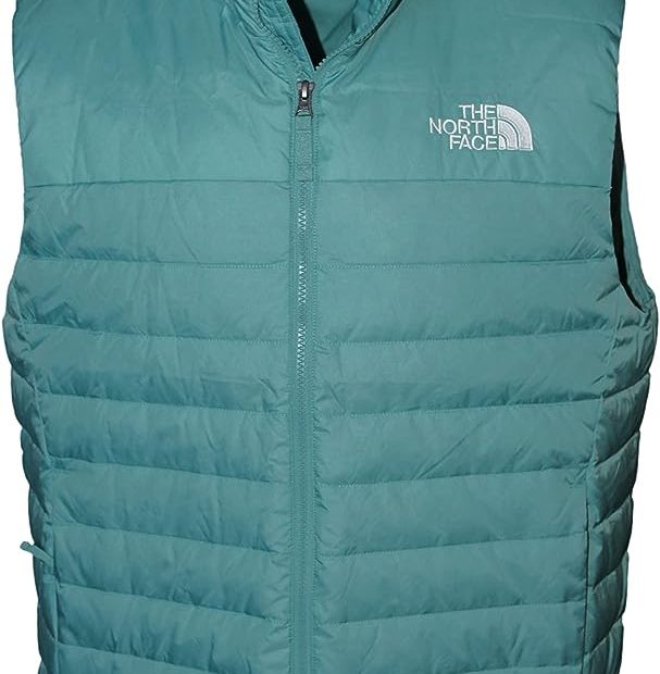 The North Face Men'S Flare Down 550 Full Zip Vest Ii (Bristol Blue, Medium)  At Amazon Men'S Clothing Store