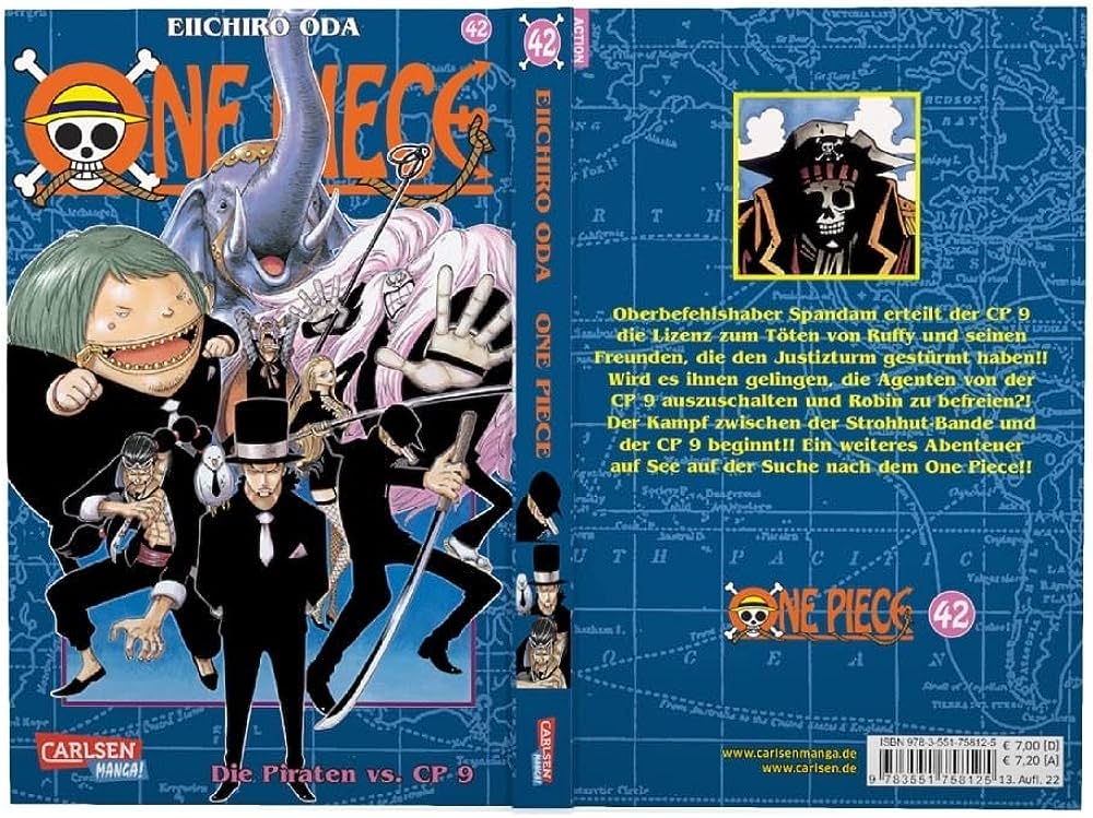 One Piece 42. Die Piraten Vs. Cp: 9783551758125: Oda, Eiichiro: Books -  Amazon.Com