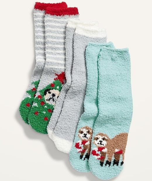 Old Navy Cozy Socks Variety 3-Pack | 25 Gifts For Friends You Won'T Believe  You Found At Old Navy (For Under $25, Too!) | Popsugar Fashion Photo 11