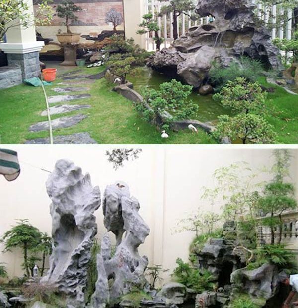 4 Lưu Ý Về Phong Thủy Hòn Non Bộ Sân Vườn • Sài Gòn Hoa 2023