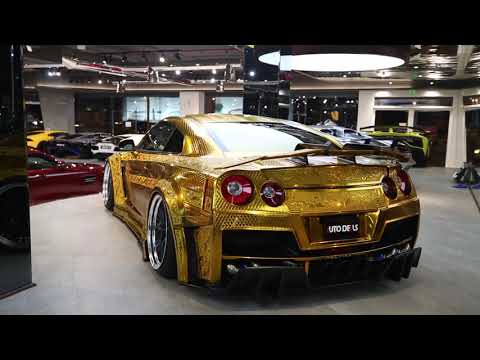 Nissan Gt-R R35 Kuhl Racing Edition Gold Plated Engraved Wide Body Kit |  Most Expensive Gtr - Youtube