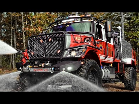 Bulldog 4X4 Firetruck: Production Extreme Brush Truck - Youtube