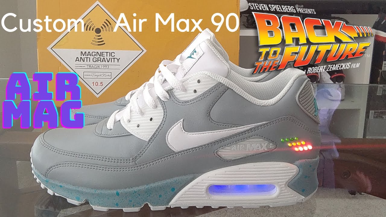 Unboxing-Air Max 90 Air Mag Custom - Youtube