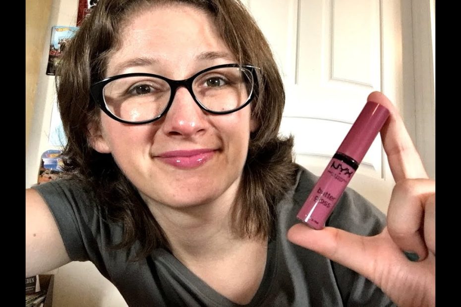 Review - Nyx Cosmetics Butter Gloss In Angel Food Cake - Youtube