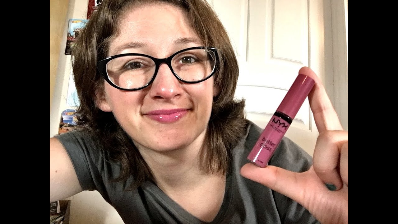 Review - Nyx Cosmetics Butter Gloss In Angel Food Cake - Youtube