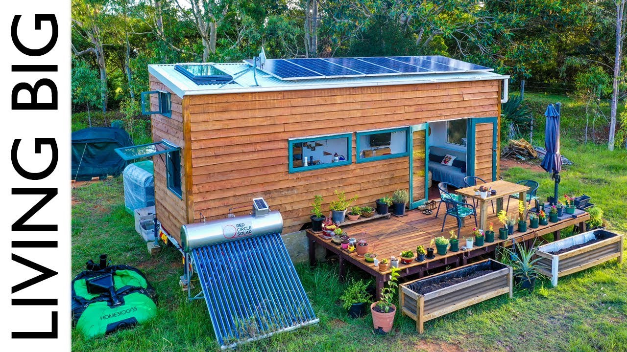 Amazing Off-The-Grid Tiny House Has Absolutely Everything! - Revisited -  Youtube