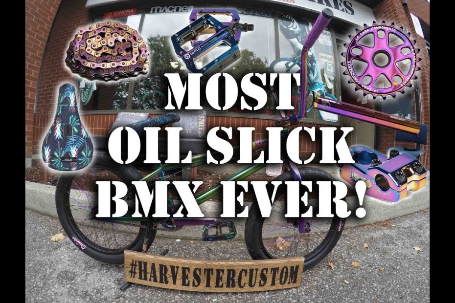 The Most Oil Slick Bmx Ever! #Harvestercustom Bmx @ Harvester Bikes -  Youtube
