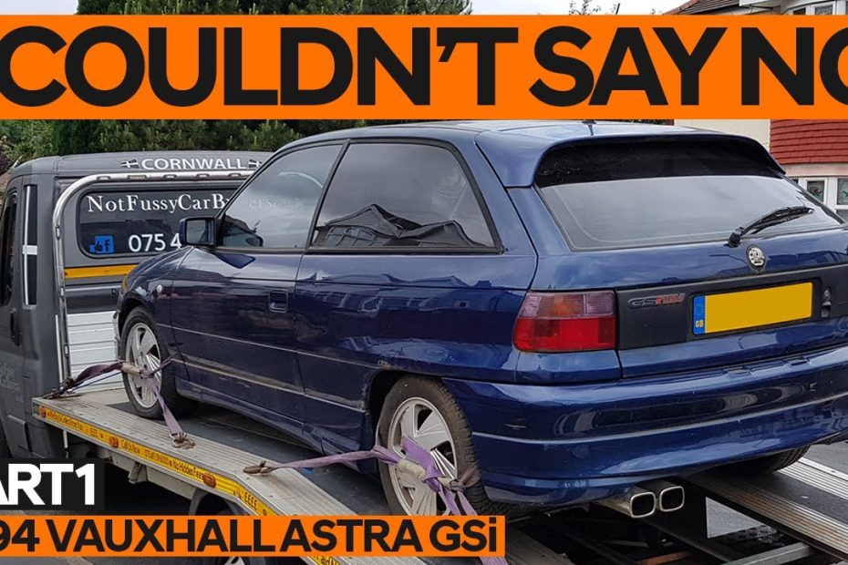 Part 1 - I Have Bought A 1994 Red Top Vauxhall Astra Gsi Project - Youtube