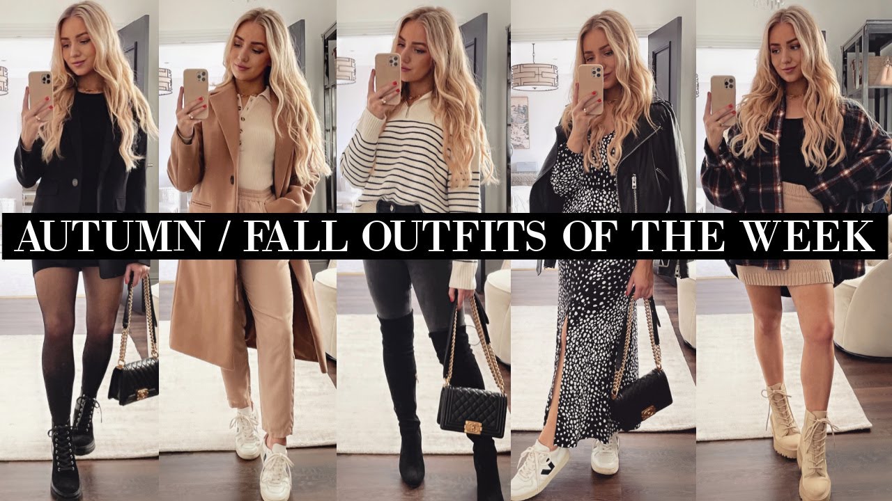 Autumn / Fall Outfits Of The Week 2021 / Casual & Comfy Outfits - Youtube
