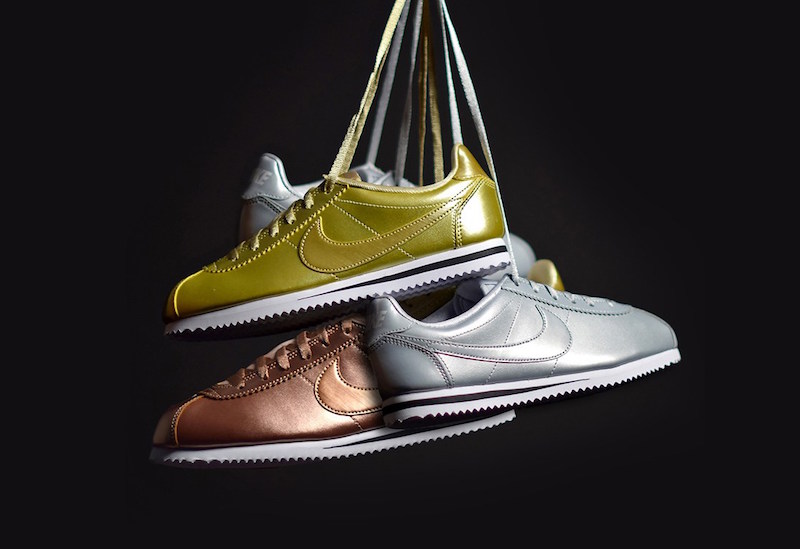 Giày Nike Cortez Se 'Gold Metallic Pack' 859569-900 - Authentic-Shoes