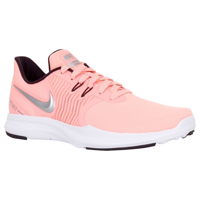 Nike In-Season Tr 8 Women'S Training Shoes - Pink/Metallic Silver/Burgundy  Ash
